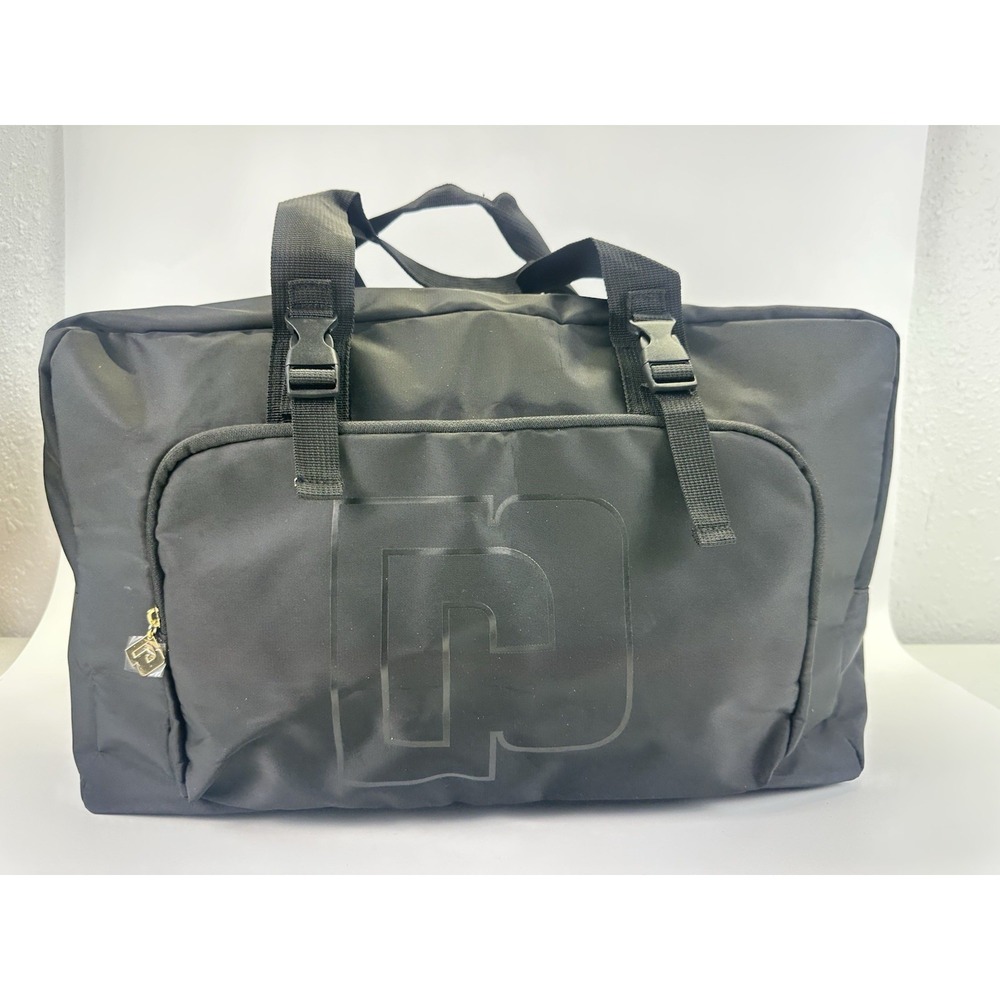 Paco Rabanne Parfums XL Black Weekender Bag PR Logo Fragrance Promo Travel